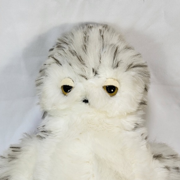 Dakin Other - Vintage Dakin Snowy Owl Plush 10" Realistic 1981 Spotted Owl Stuffed Animal Toy